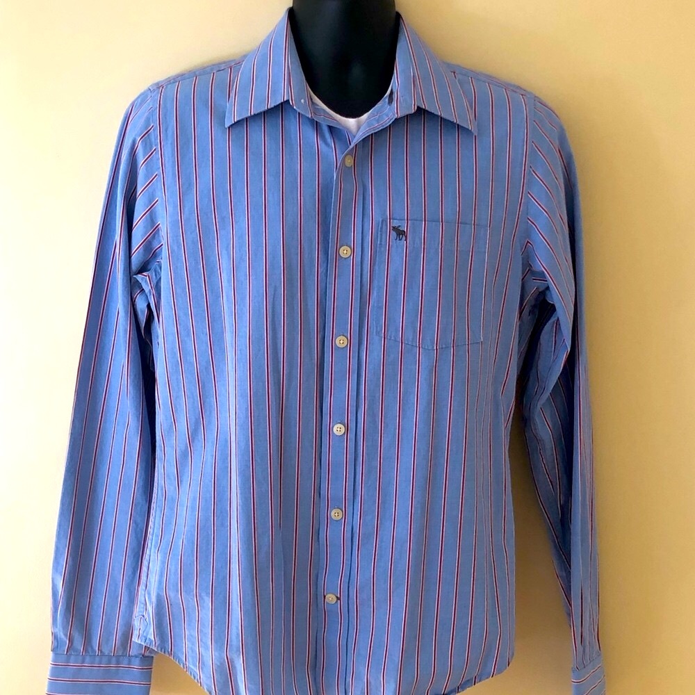 Young men shirt, long sleeve, medium, Abercrombie and Fitch
